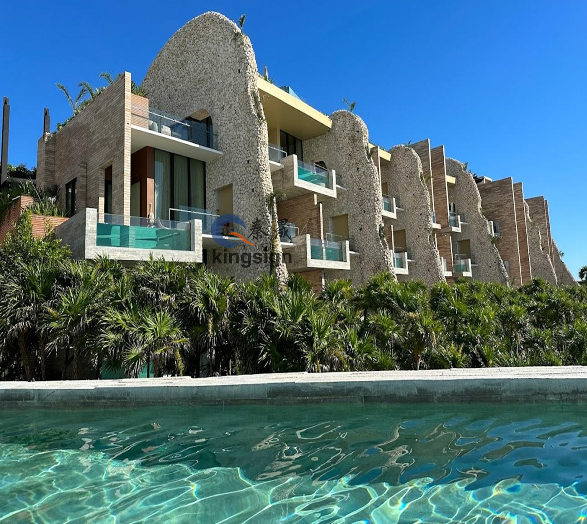 Kingsign akrylátové bazénové okno a pohledový panel